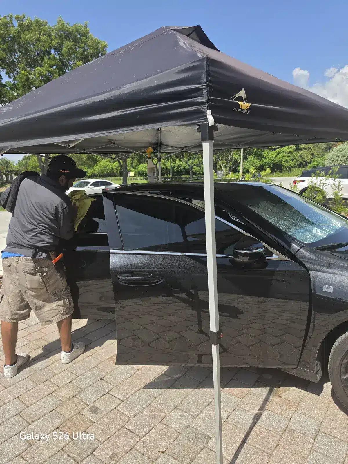 Instalación con carpa