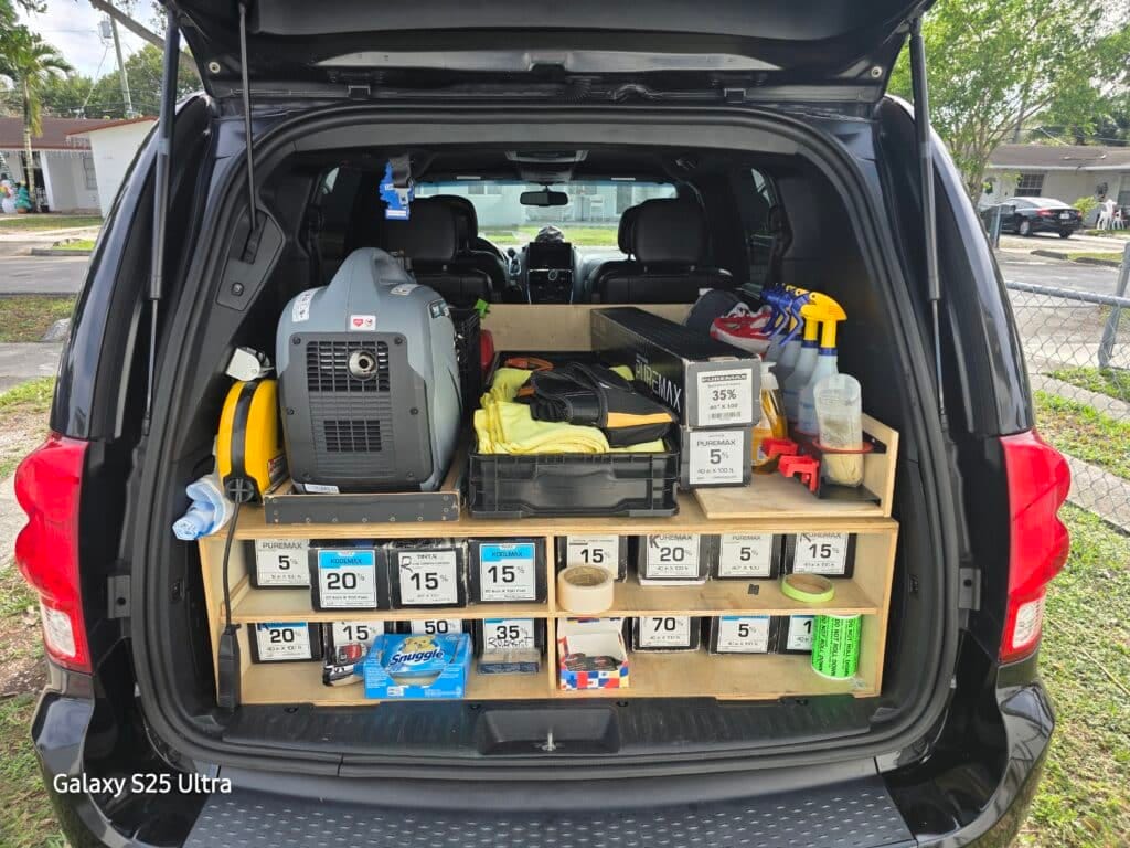 servicio movil de polarizado ceramica en Miami